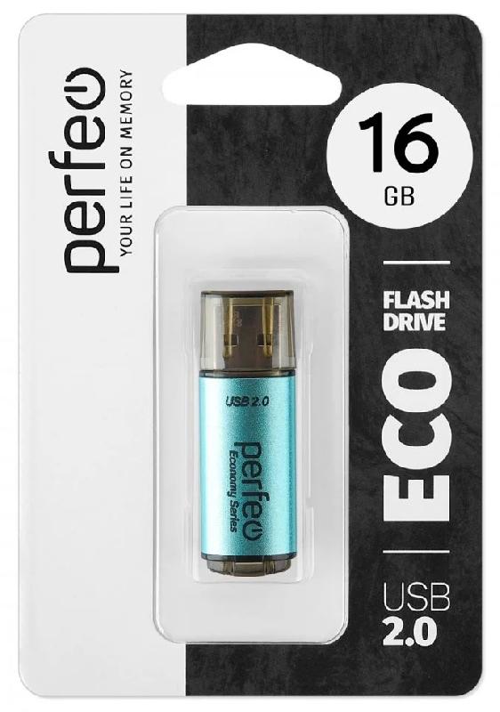 Perfeo USB 16GB E04 Green economy series