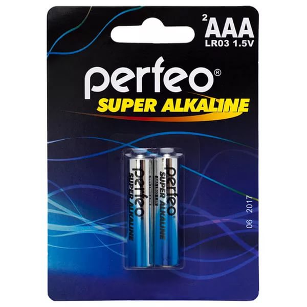 Батарейка Perfeo LR03/2BL AAA Super Alkaline (2 шт. в блистере)