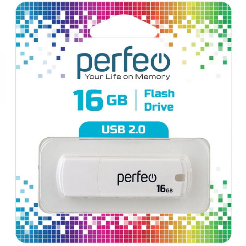 Perfeo USB 16GB C05 White
