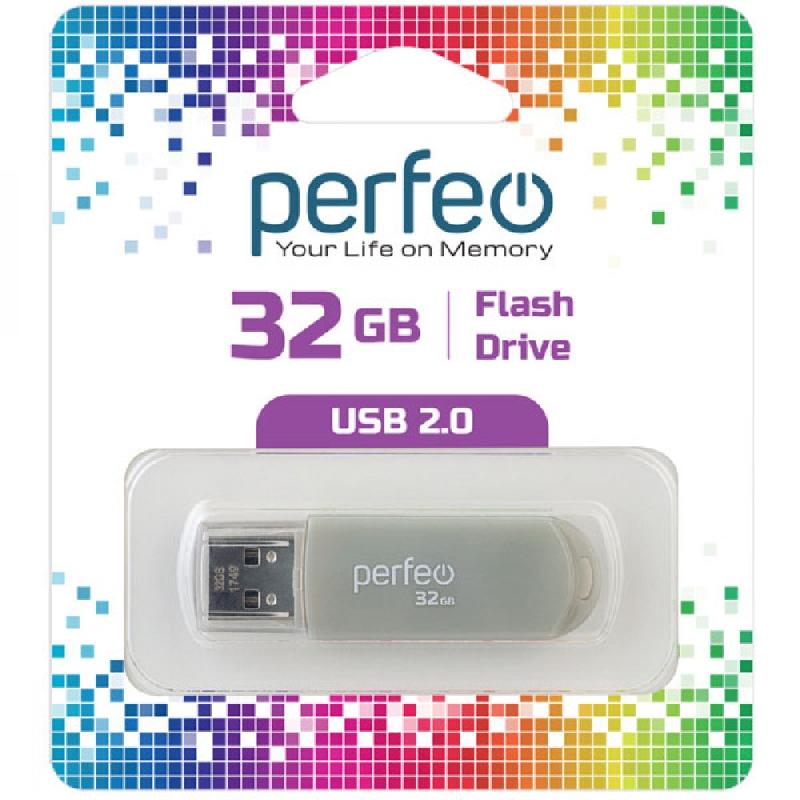 Perfeo USB 32GB C03 Grey