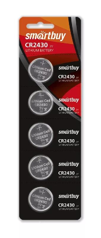 Элемент питания Smartbuy  CR2430/5B  Li-Ion (5 шт. на блистере)