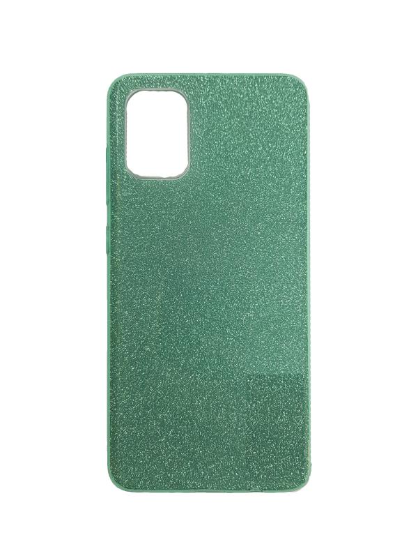 Накладка силиконовая для Sam A71 (Блестящая, Зеленый)
