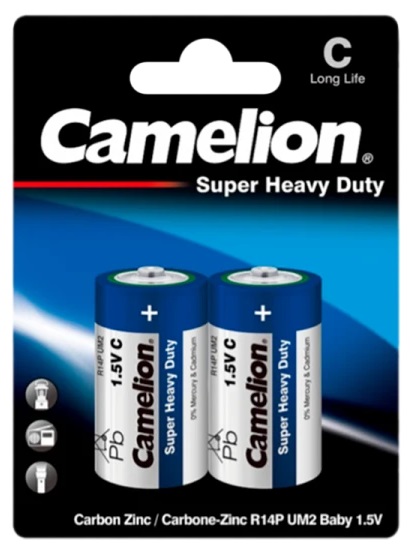 Camelion R14/2BL BLUE Super Heavy Duty (CN) (|12/288)