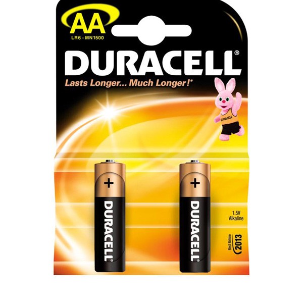 Duracell LR6 /2 BL AA MN1500 (2 шт. в упаковке)