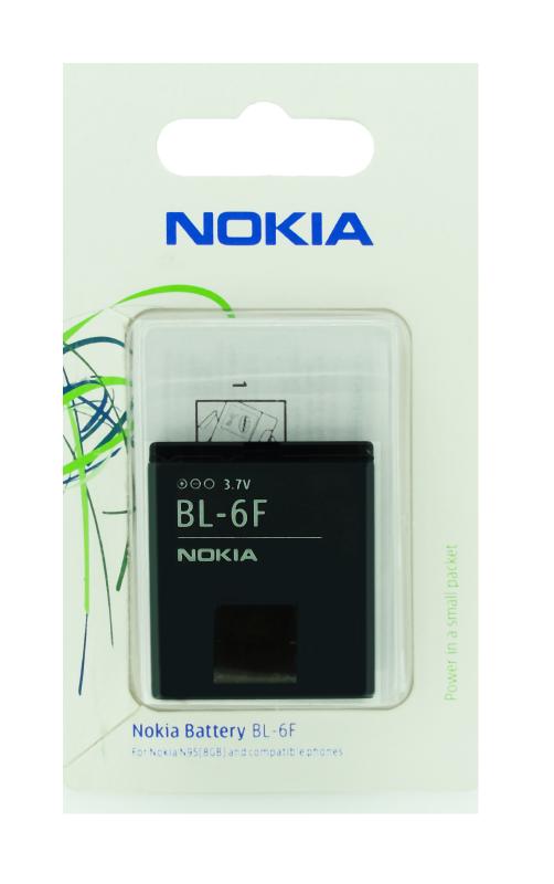 Аккумулятор  для Nok N95 8G  BL-6F  