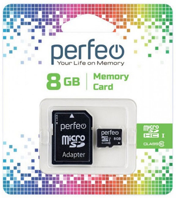 Perfeo microSD 8GB High-Capacity (Class 10)