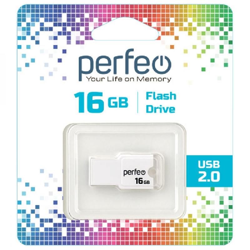 Perfeo USB 16GB M01 White