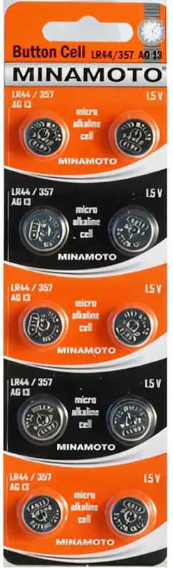 MINAMOTO AG13 LR44/10BL (|200/10000)