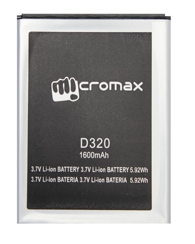 Аккумулятор для Micromax D320 1600 mAh ориг.тех упаковке