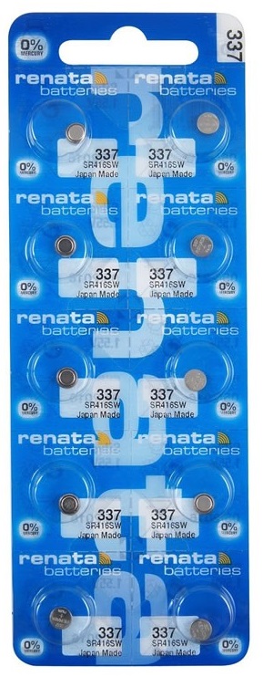 Renata 337 SR416SW/10BL