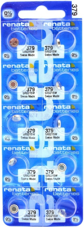 Renata 379 SR521SW/10BL