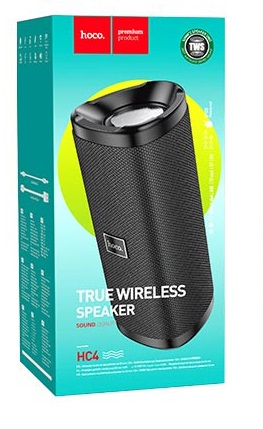 Колонка портативная HOCO, HC4, Bella sports, Bluetooth, цвет: чёрный