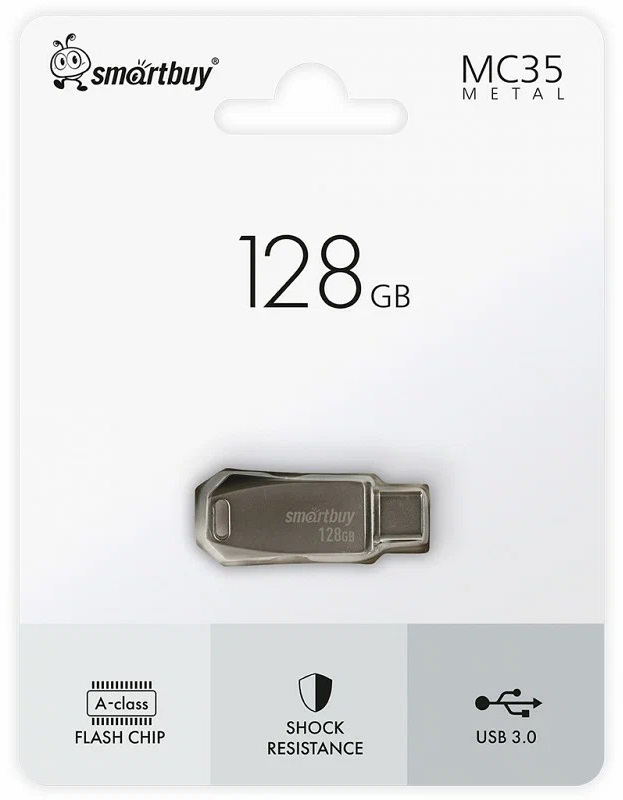 USB 3.0/3.1 накопитель Smartbuy 128 ГБ серия MC35 Dual Type-C/Type-A (SB128GBMC35)