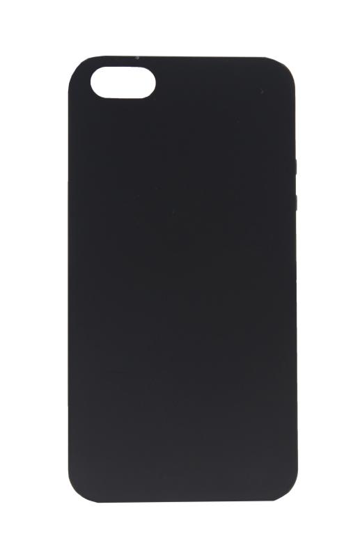 Силиконовый чехол для iPhone 5/5S &quot;классика&quot; (цветной) (Чёрный)