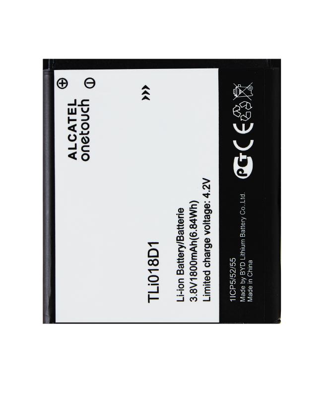 Аккумулятор для  Alcatel One Touch 5015X, 5015D Pop 3 (5), Pixi 3 (5); 5038D Pop D5 (TLi018D1/D2), 1800mAh  ориг. тех.упаковка 