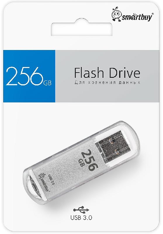 USB 3.0/3.1 накопитель Smartbuy 256 ГБ серия V-Cut Серебро (SB256GBVC-S3)