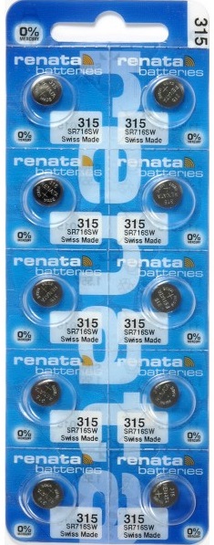 Renata 315 SR716SW/10BL