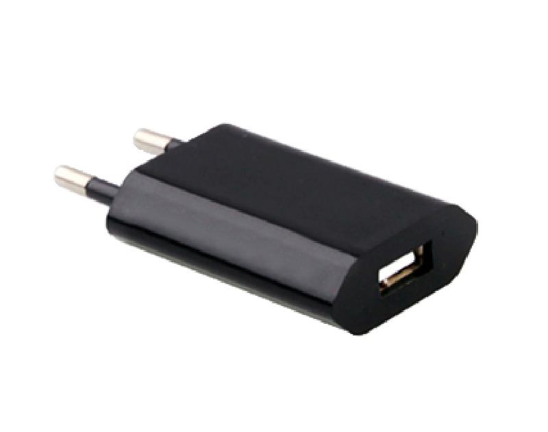 СЗУ с USB 1000 m/a  плоские  (Чёрный)