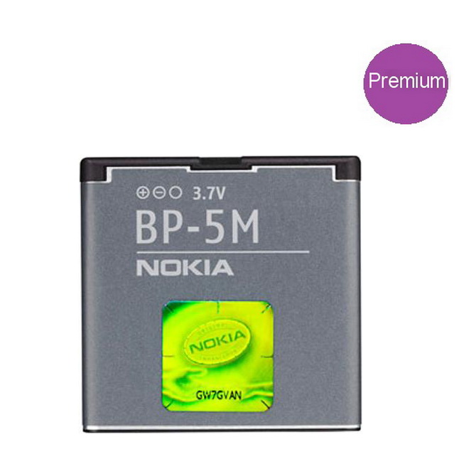 Аккумулятор Premium для Nok 6220с, 6290, 6500s, 7390, 8600  BP-5M 850 mAh