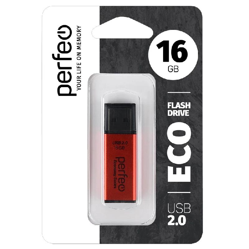 USB Flash  16GB Perfeo E03 economy series (Красный)