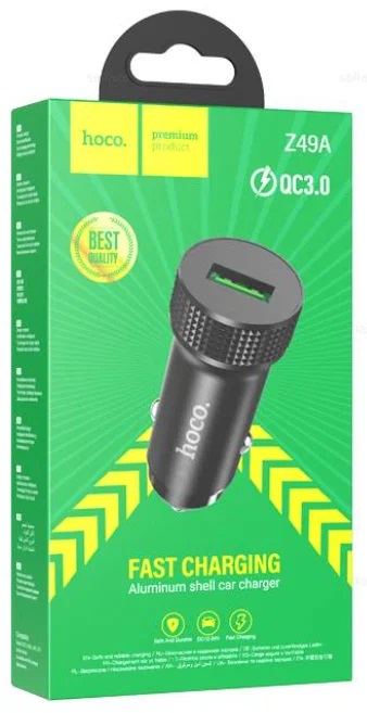 АЗУ hoco Z49A USB QC3.0  (Чёрный)
