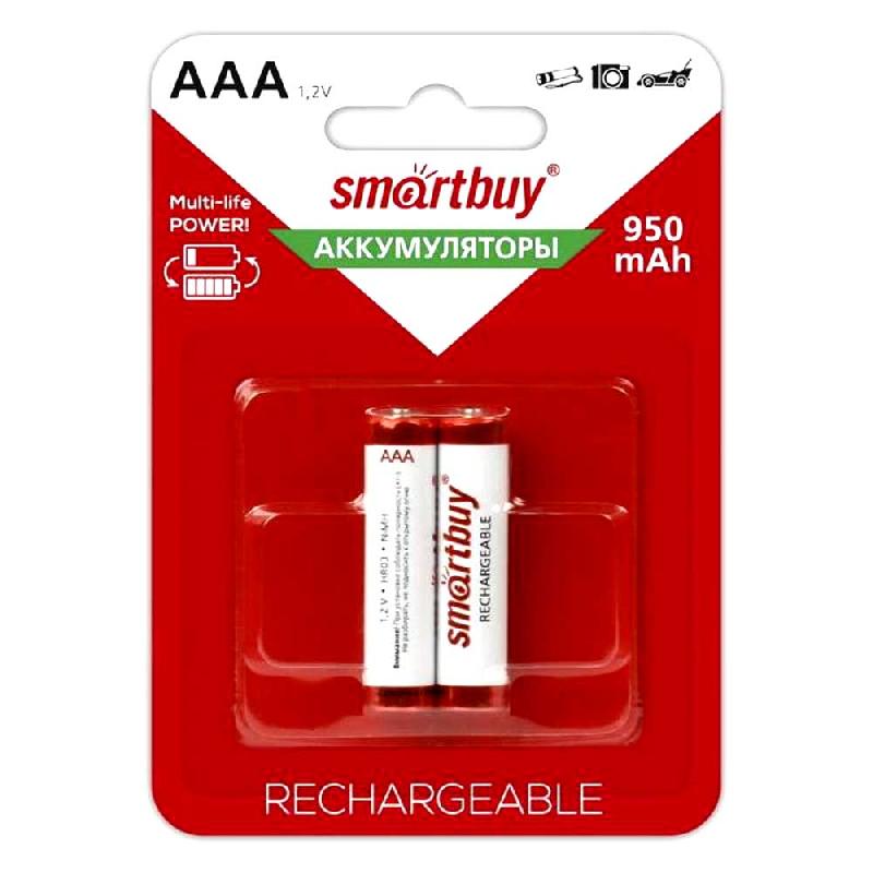 Аккумулятор Smartbuy HR03 /2 BL AAA 950 mAh NiMh (2 шт. в упаковке)