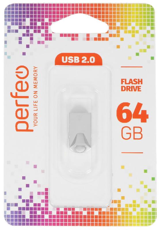 Perfeo USB 64GB M10 Metal Series