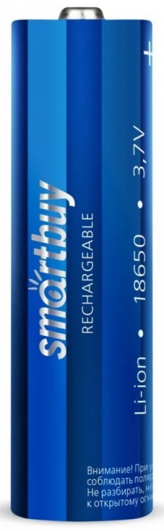 Аккумулятор Smartbuy LI18650-3000 mAh (50/400) (SBBR-18650-1S3000)