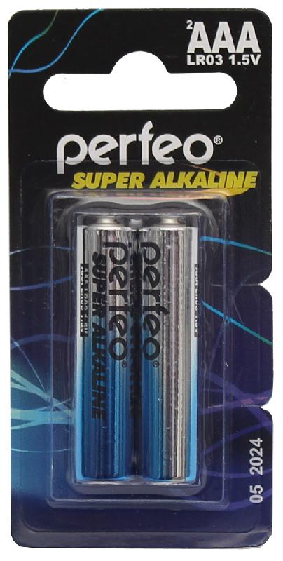 Батарейка Perfeo LR03/2BL AAA mini Super Alkaline (2 шт. в блистере)