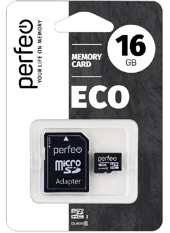 Perfeo microSD 16GB High-Capacity (Class 10) economy series