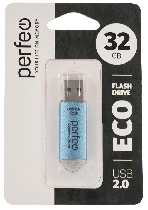 Perfeo USB 32GB E01 Blue economy series