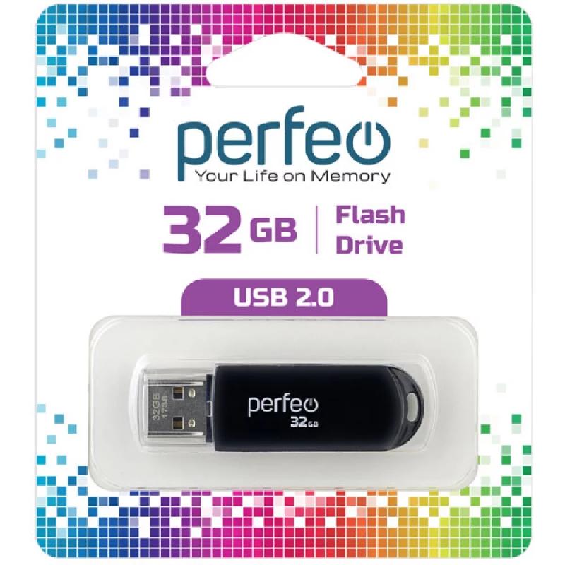 Perfeo USB 32GB C03 Black