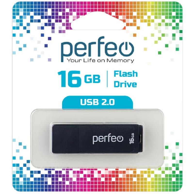 Perfeo USB 16GB C04 Black