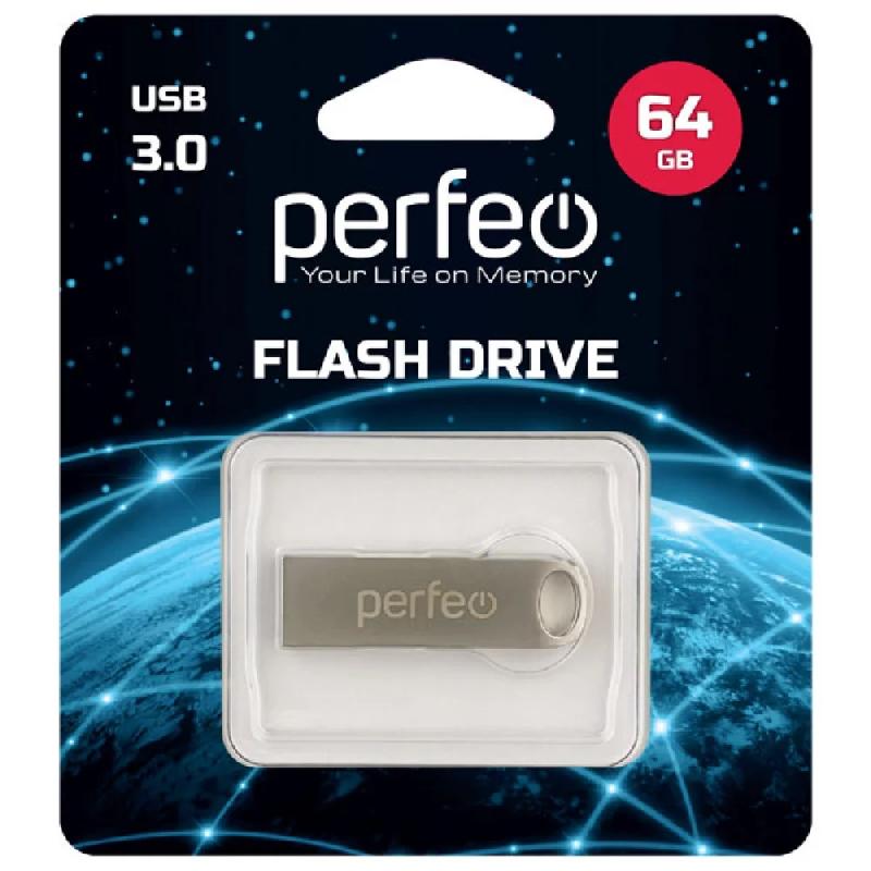 Perfeo USB 3.0 64GB M08 Metal Series