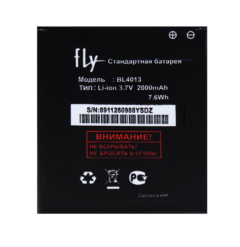 Аккумулятор для Fly BL-4013 для тел. IQ441 Radiance 2000mAh ориг.тех. упаковка
