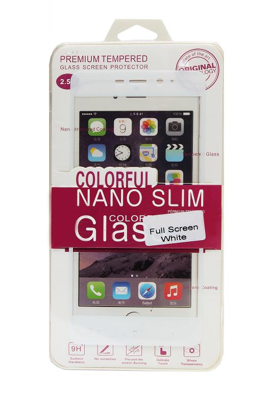 Защитное стекло на экран для Sam Galaxy A5 2017 2D  (Белый)