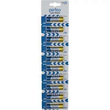 Perfeo LR6/10BL Super Alkaline Отрывной (|100/800 PF_4348)