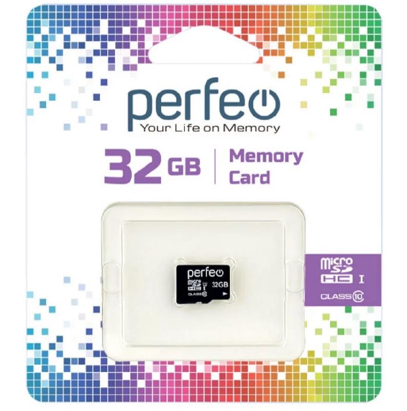 Perfeo microSD 32GB High-Capacity (Class 10) w/o Adapter