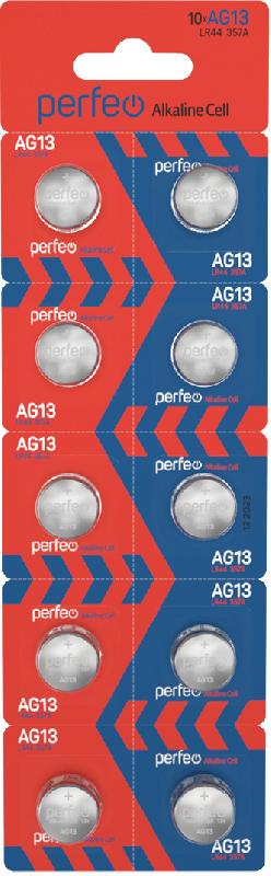 Perfeo AG13 LR44/10BL Alkaline Cell (|200/3200 PF_3800)