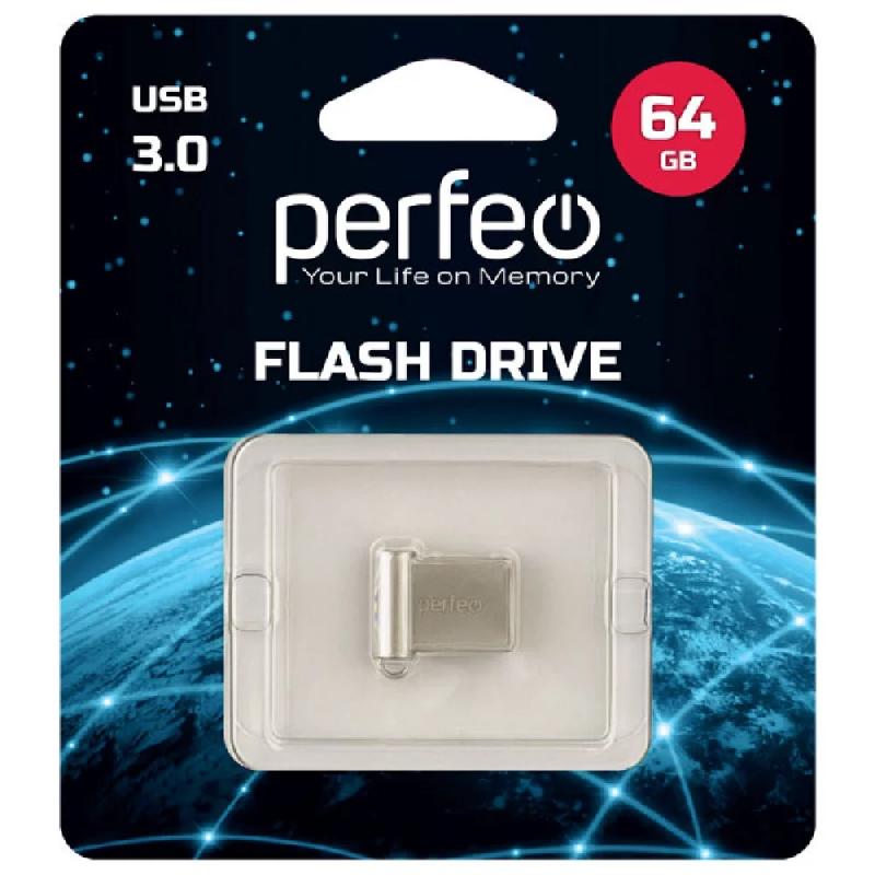 Perfeo USB 3.0 64GB M06 Metal Series