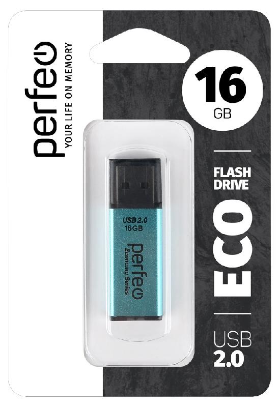 Perfeo USB 16GB E03 Green economy series