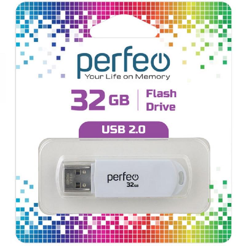 Perfeo USB 32GB C03 White