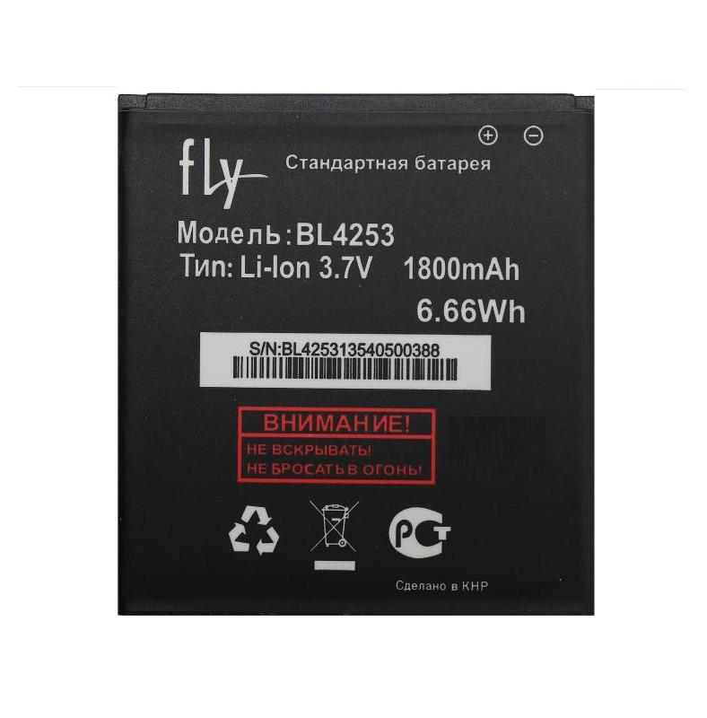 Аккумулятор для Fly BL-4253  на тел. IQ443 Trend 1800 mAh (Econom, тех.упаковка)