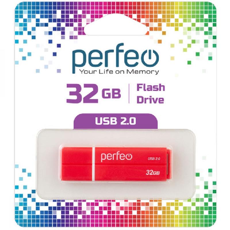 Perfeo USB 32GB C01G2 Red
