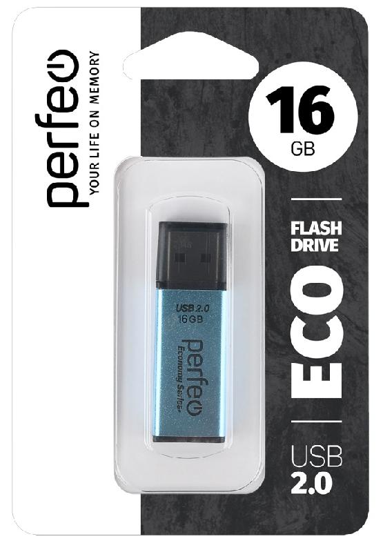Perfeo USB 16GB E03 Blue economy series