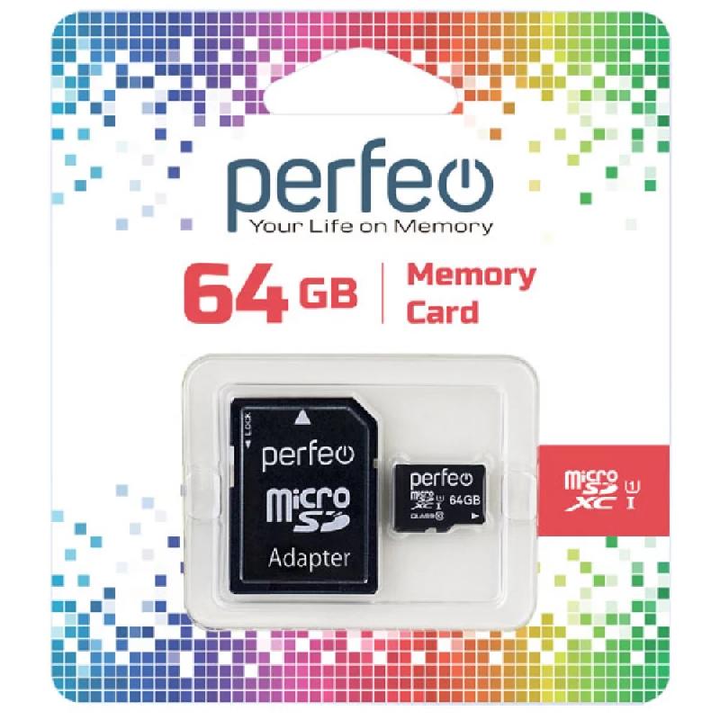 Perfeo microSDXC 64GB High-Capacity (Class 10) UHS-1
