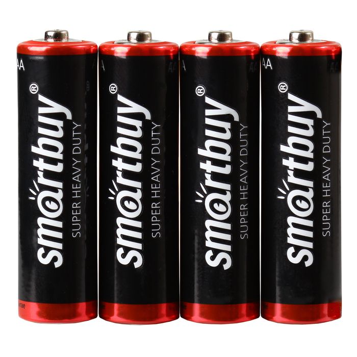 Батарейка солевая Smartbuy  R6/4S  AA  SBBZ-2A04S (4 шт. в пленке)