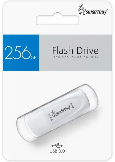 USB 3.0/3.1 накопитель Smartbuy 256 ГБ серия Scout Белый (SB256GB3SCW)