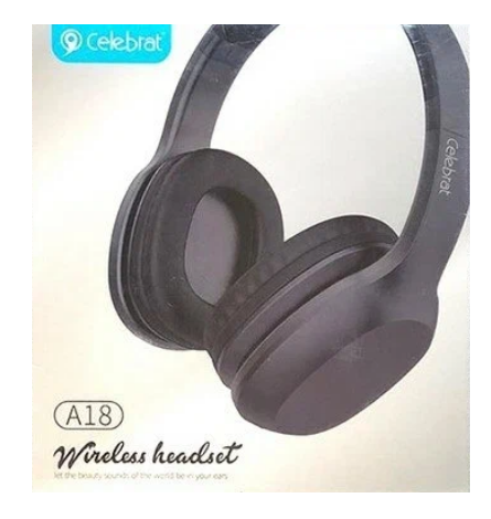 Беспроводные наушники Celebrat A18 wireless AUX (Чёрный)