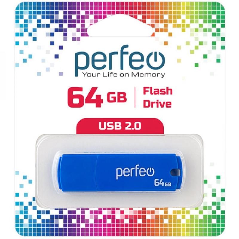 Perfeo USB 64GB C05 Blue